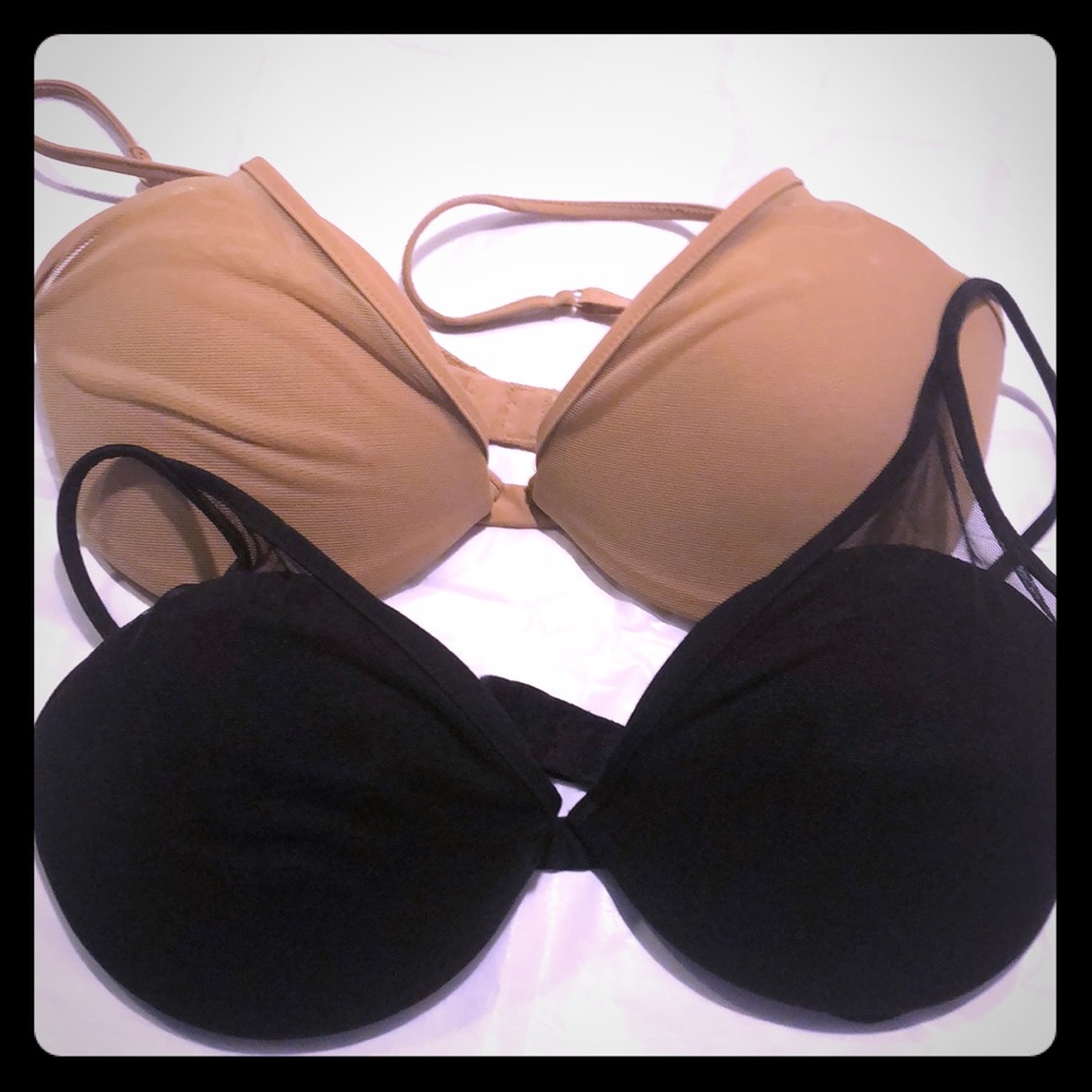 La Perla Timeless Bra Nude & Black 32C